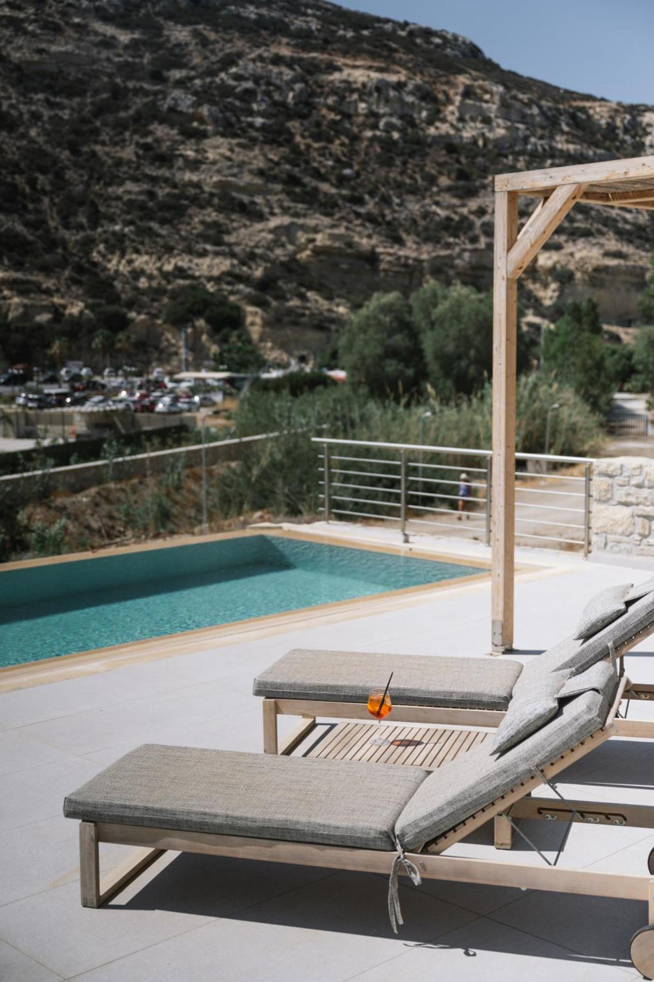 Luxury Villas Ammos In Style Matala Buitenkant foto