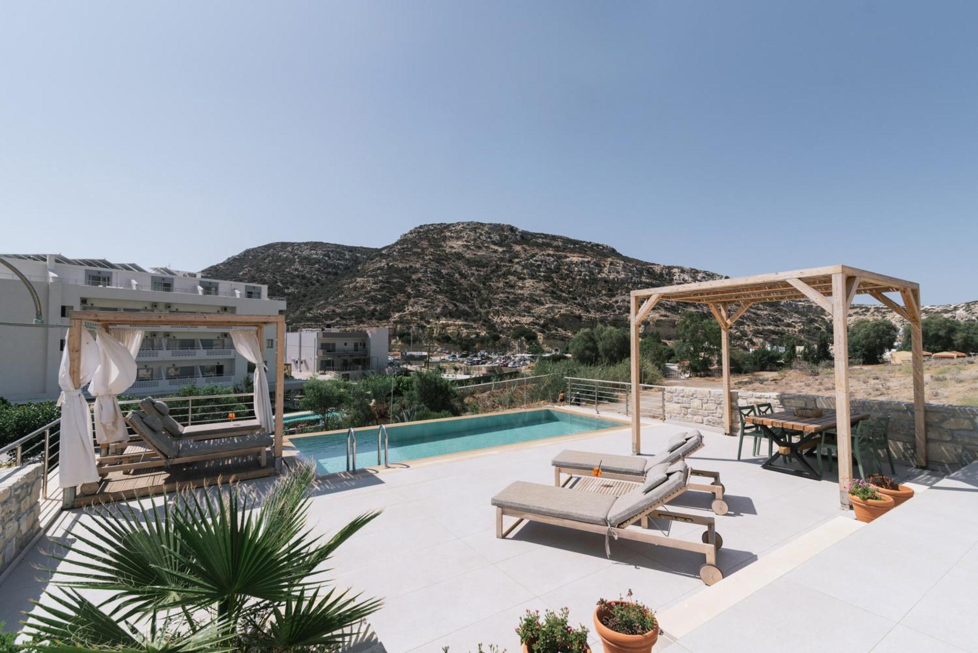 Luxury Villas Ammos In Style Matala Buitenkant foto
