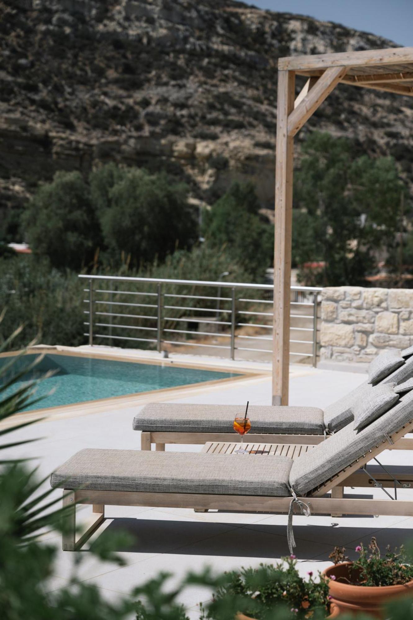 Luxury Villas Ammos In Style Matala Buitenkant foto
