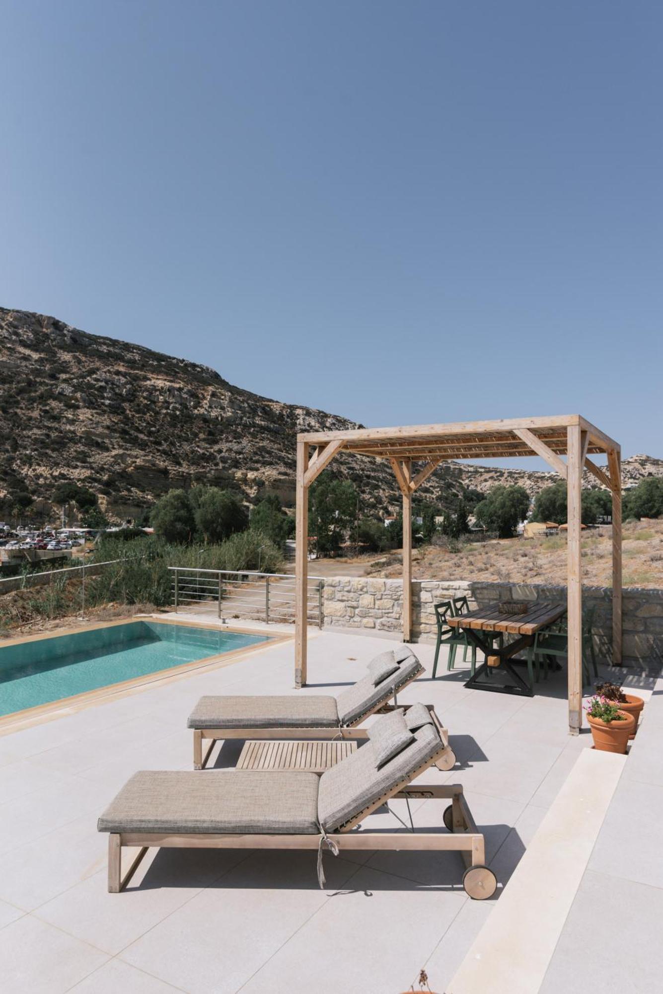 Luxury Villas Ammos In Style Matala Buitenkant foto
